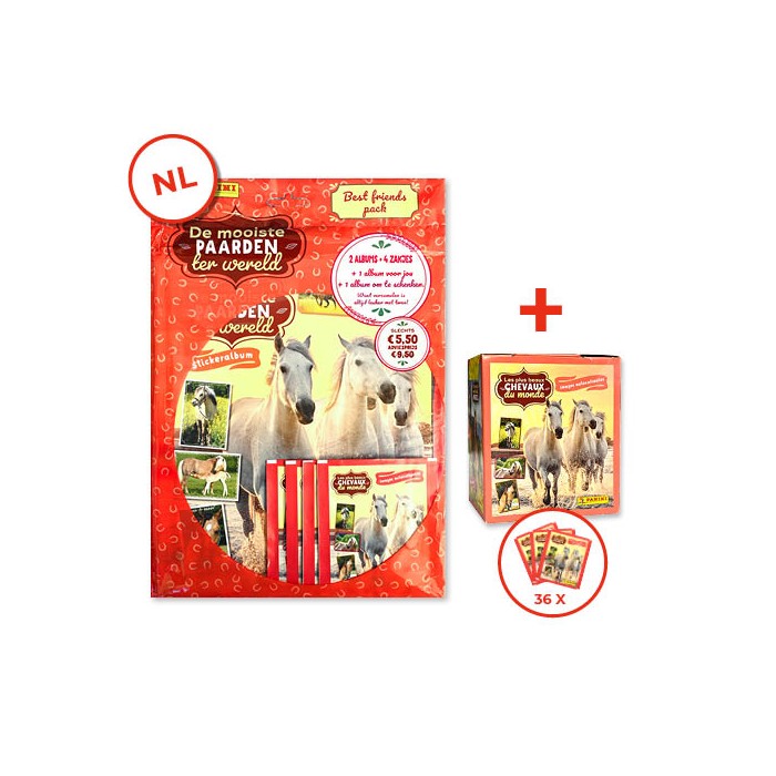 Promo Pack Nl De Mooiste Paarden Ter Wereld Panini 9328