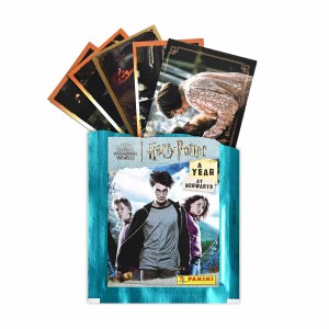 Pochette de 4 stickers + 1 carte Harry Potter Calendrier